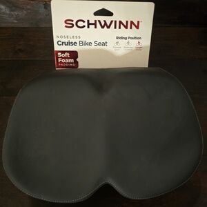 Schwinn Black Noseless Bike Seat